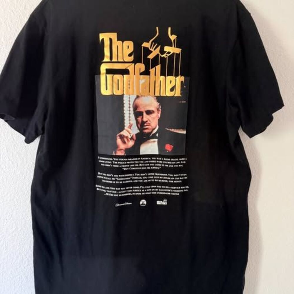 The Godfather Embroidered El Padrino Shoe Palace T-shirt - Mens Size M